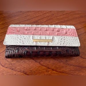 Ostrich wallet/clutch